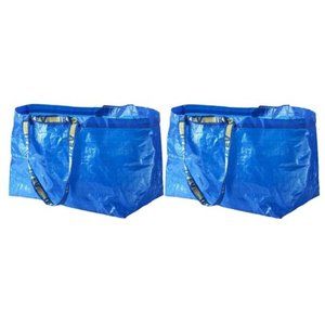 New IKEA Large Blue Tote - 2 Pack